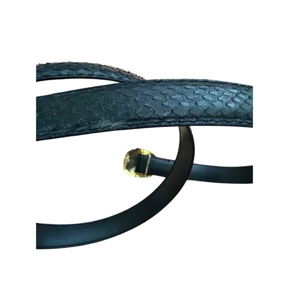 Vintage DAME Genuine Snakeskin Belt 3/4\